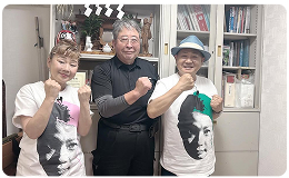テレビ取材写真